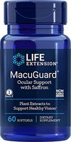 Life Extension MacuGuard Ocular Support with Saffron 60 softgels