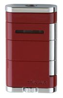 Xikar Allume Single Jet Flame Cigar Lighter, Durable Body, Fuel Gauge, Riot Red