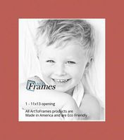 11x13 Carnelian / Red Orange Custom Mat for Picture Frame with 7x9 opening size (Mat Only, Frame NOT Included)