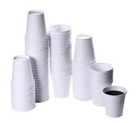 TashiBox disposable hot paper coffee cups, 150 count (10 oz)