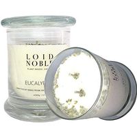 LOID NOBLE’s Eucalyptus Essential Oil Soy Wax Candle Blended with Organic Eucalyptus Herbs | Healing | Invigorating | Cleansing | Aromatherapy | Hand Poured | Cotton wicks | Coloring Free | Glass Jar