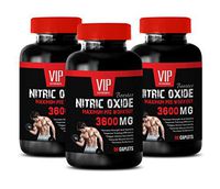 pre Workout and Fat Burner for Men - Nitric Oxide PRE Workout Booster 3600MG - l-arginine Best Seller - 3 Bottles 270 Caplets