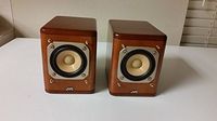 Vintage JVC SP-UX7000 Cherry Wood Audio Stereo Speaker System