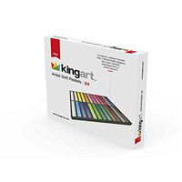 KINGART 126 Soft, Set of 24 Unique Colors Pastels, 24 Piece