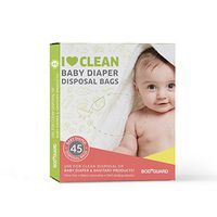 Bodyguard Baby Diaper Disposable Bags - 45 Bags | Odor Sealing for Diapers, Food Waste, Pet Waste, Sanitary Product Disposal | Durable and Unscented