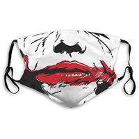 2pcs Ma-sk Joker Chaos and Disobey PM2.5 Non-Medical Dust with Replaceable Filter Elements