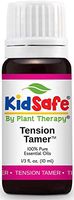 Plant Therapy KidSafe Tension Tamer (Formerly Headache Away) Synergy Essential Oil Blend. Blend of: Lavender, Palmarosa, Geranium Bourbon, Lemon and Chamomile Roman. 10 ml (1/3 oz).