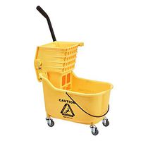 AmazonCommercial Side Press Wringer Combo, 26-Quart, Yellow