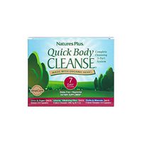 NaturesPlus Quick Body Cleanse Kit - 7 Day Morning & Evening Program, 28 Vegetarian Capsules - Alkalizing Colon Cleanse - Supports Weight Loss & Healthy Liver - Organic, Gluten-Free - 28 Servings