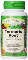 Nature's Wonderland Turmeric Root Herbal Supplement Capsules, 700 mg, 60-Count Bottle