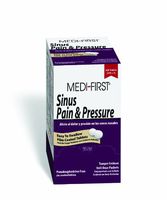 Mediqeu/Medi-First 81933 Sinus Pain and Pressure Coated Tablets, 50-Packet of 2