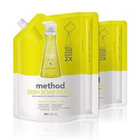 Method Dish Soap Refill, Lemon Mint, 36 Fl Oz (Pack of 2)