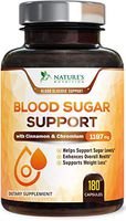 Blood Sugar Support High Potency Glucose Metabolism Supplement - for Normal Blood Sugar Levels - Made in USA - Best Vegan Complex w/Cinnamon, Alpha Lipoic Acid & Chromium - 180 Capsules