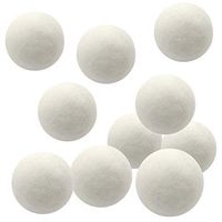 VideoPUP 10PCS Wool Dryer Balls, Reusable Natural Fabric Softener for Laundry,Reduce Clothing Wrinkles and Saves Drying Time(4cm)