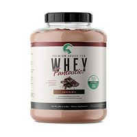 Whey Fantastic 5LB 100% Pure Grass Fed Whey Protein - Vanilla Bulk - Optimum Blend of Undenatured Whey Isolate, Concentrate & Hydrolysate - Non-GMO, Soy & Gluten Free - 63 Servings (Chocolate, 5lb)
