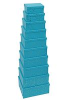 TOPMORE PRINTING Gift Boxes Nested Set of 10pcs