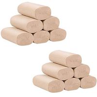 12Pcs Paper Towel Roll, Vievogue Soft Toilet Paper, Bath Tissue Roll, Whitened Without Chlorine Bleach, 4 Layer Thickened Bath Tissue for Kitchen Household Bathroom