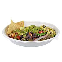 CiboWares Molded Fiber 20 Ounce Oval Bowls, 8 Inch x 5 Inch x 1-5/8 Inch, Made from Disposable Bagasse Sugarcane, Case of 500