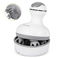 Electric Scalp Massager - Portable Hair Scalp Massager with 84 Nodes and 4 Modes, IPX7 Waterproof Dry/Wet Scalp Brush, Rechargeable Head Scalp Massager for Man, Woman, Pet