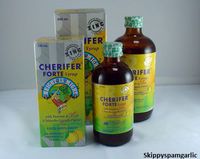 CHERIFER FORTE Syrup w/ Taurine & Double Chlorella Growth Factor + Zinc 120ml (PACK OF 2 BOTTLES)
