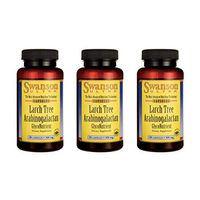 Swanson Larch Tree Arabinogalactan 500 mg 90 Caps 3 Pack
