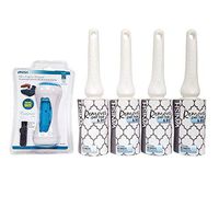 Vanish, Fabric Shaver Kit, Includes Mini Fabric Shaver and 4 Printed Lint Rollers with 60 Sheets Each