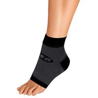 OrthoSleeve FS6 Compression Foot Sleeve (Single Sleeve) for Plantar Fasciitis, Heel Pain, Achilles Tendonitis and Swelling