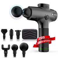 Massage Gun Deep Tissue Percussion Muscle Massager，Sports Massager for Pain Relief，Handheld Electric Body Massager with 20 Speed, 2500mAh 20W, 6-8 Hours