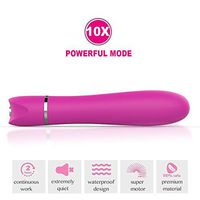 PGtoy Clitorís Víbratoren Powerful Clitoríal Stímulator, Quiet Wireless Clítoral Víbe for Women 10 Multi-Speeds Wand Víbrateur, Waterproof 2AAA Battery (Not Include)