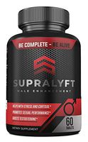 Supralyft Male Enhancement: Clinically Proven Testosterone Booster, Stress and Cortisol Reducer, Promotes Sexual Performance - Tongkat Ali, L-Arginine, Maca, Tribulus Terrestris - 30 Days