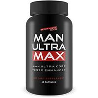 Man Ultra Max - Male Energy and Performance Booster - Man Ultra Core Testo Enhancer - Youth - Vitality - Vigor - Excitement - Feel Improved Energy and Drive with Our Special Tevida Testo Boom Formula