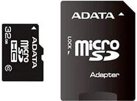 ADATA 32 GB Micro SDHC Card Class 10 with SD Adaptor AUSDH32GCL10-RA1