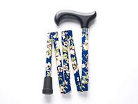 Merry Sticks Designer Folding Adjustable Walking Cane, Tahiti Blue