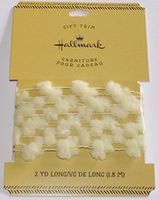 Hallmark Gift Trim, Off White, 2 Yards