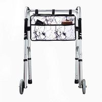 Fushida Wheelchair Side Bag, Walker Storage Pouch, Oxford Cloth Organizer Arm Rest Pouch, Rollator Bag for Storage Loose Items, Wheelchair Accessories Pocket, FGJ188