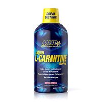 Maximum Human Performance Mhp L-Carnitine 1500mg Liquid, Delicious Tasting, Burns Fat, Stimulatant Free, Supports Sports Performance, Mixed Berry, 31 Servings
