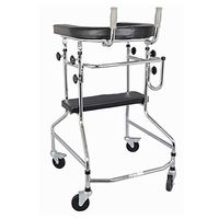 Yadianna Cozy Rollators Old Man Pulley Adult Standing Frame Rehabilitation Training Equipment Non-Slip Walking Stick with Hospital
