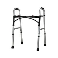 Old Man Walking Aid Four Legs Mobility Aid Disabled Booster Walking Auxiliary Frame Belt Wheel with Seat Crutch Handrails (Color : A)