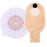 XIHAA Disposable Colostomy Pouch - Ostomy Bags with Closure for Colostomy Ileostomy Stoma Care, Cut-to-Fit, One Piece System Cut to Fit 15-45MM