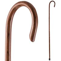 Brazos Trekking Pole Hiking Stick for Men and Women Handcrafted of Lightweight Wood and made in the USA, Red Oak,  58 Inches