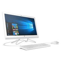 2018 HP 23.8" Full HD All-in-One Desktop, AMD A9-9400 Processor, 8GB RAM, 2TB 7200RPM HDD, DVD, WIFI, Webcam, HDMI, Bluetooth, AMD Radeon R5 , Keyboard and Mouse, Windows 10, Snow White