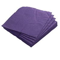 Exquisite 50 Pack of Beverage Paper Napkins The 2 Ply Party Napkins are Highly Absorbent of Vibrant Colors - Purple Napkins