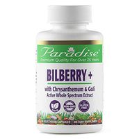 Paradise Herbs Bilberry Goji and Chyrsanthemum Vegetarian Capsules, 60 Count