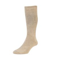 HJ Hall Women's 1 Pair Diabetic Socks 6-9 Oatmeal