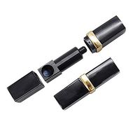 Detachable Portable Herbs Tube Tool,Lipstick Style Design(Black)