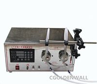 CGOLDENWALL Two nozzle Digital Micro-computer Magnetic Pump Liquid Filling Machine Drink Water juice Oil Bottler Bottling machine 5ml to unlimited CE