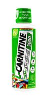 NutraKey L-Carnitine 3000 Liquid Fat Burner, (Sour Gummy Worms) 31 Servings