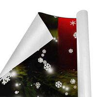 Gift Wrapping Paper Roll Christmas Candle for Birthday,Holiday,Wedding,Baby Shower Gift Wrap - 3Rolls - 58inch x 23inch Per Roll