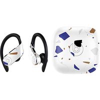 Skinit Decal Audio Skin for PowerBeats Pro - Officially Licensed Originally Designed White Terrazzo Design