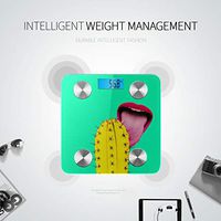 Cute Cartoon Cactus Body Fat Scale Digital Scale Body Weight Electronic Bathroom Scale Tracks 8 Key Compositions Analyzer Sync with Fitness Apps 400 Lbs